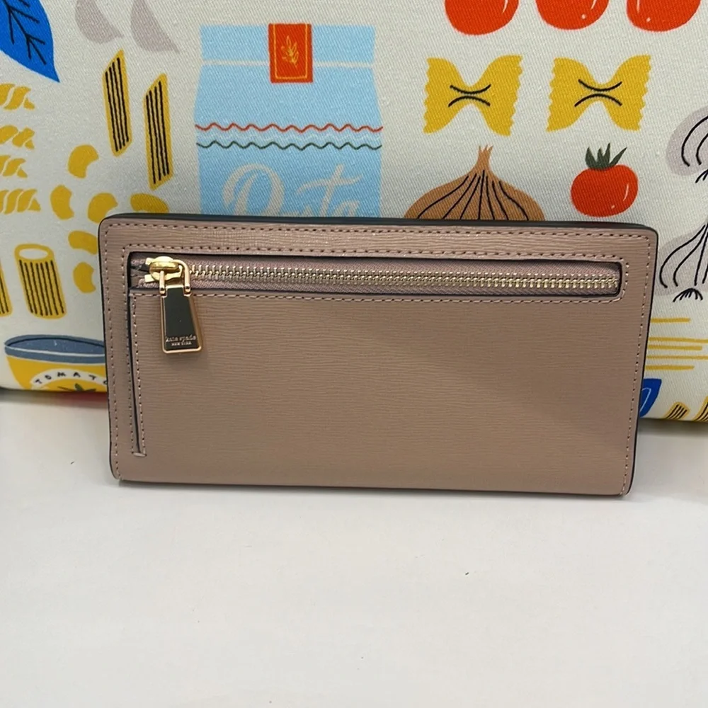 Kate Spade Morgan Colorblocked Slim Bifold Wallet Cafe Mocha
NWT - Picture 6 of 16